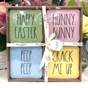 Rae Dunn Easter Coaster Set